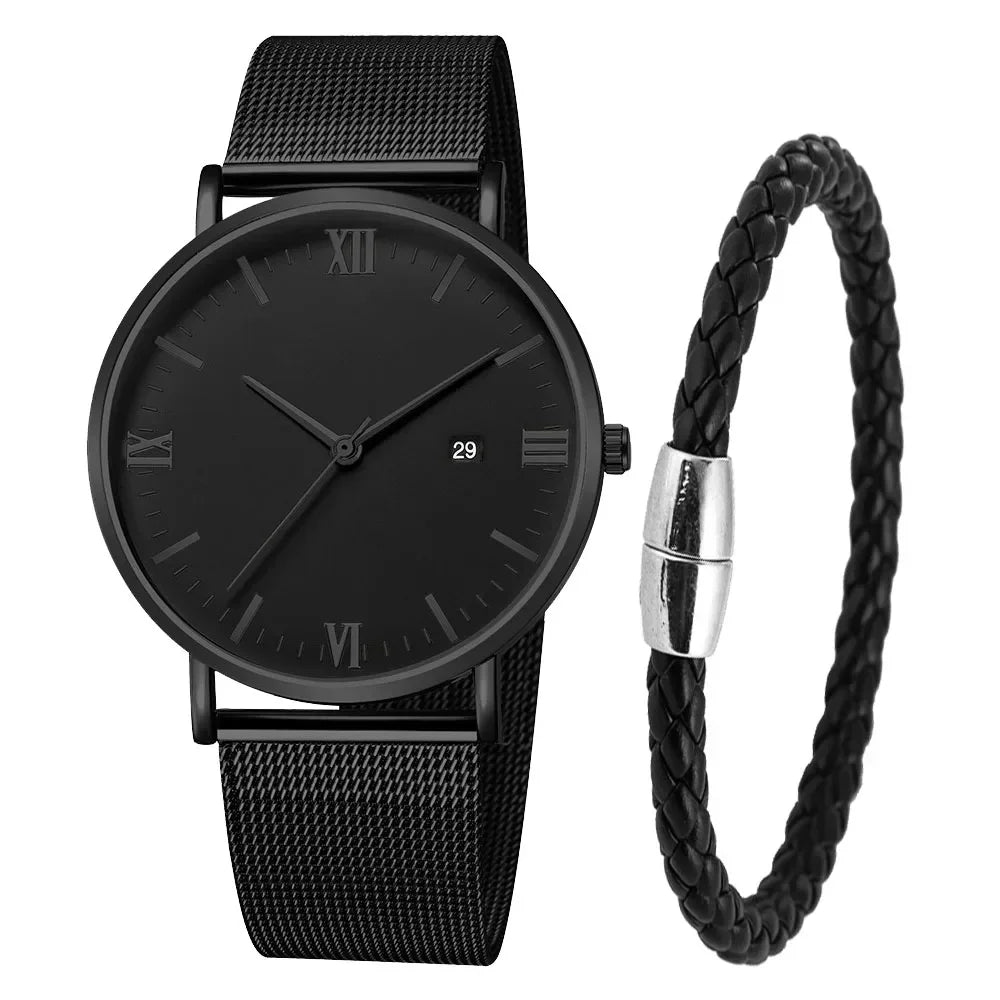 Montre montre minimaliste + bracelet
