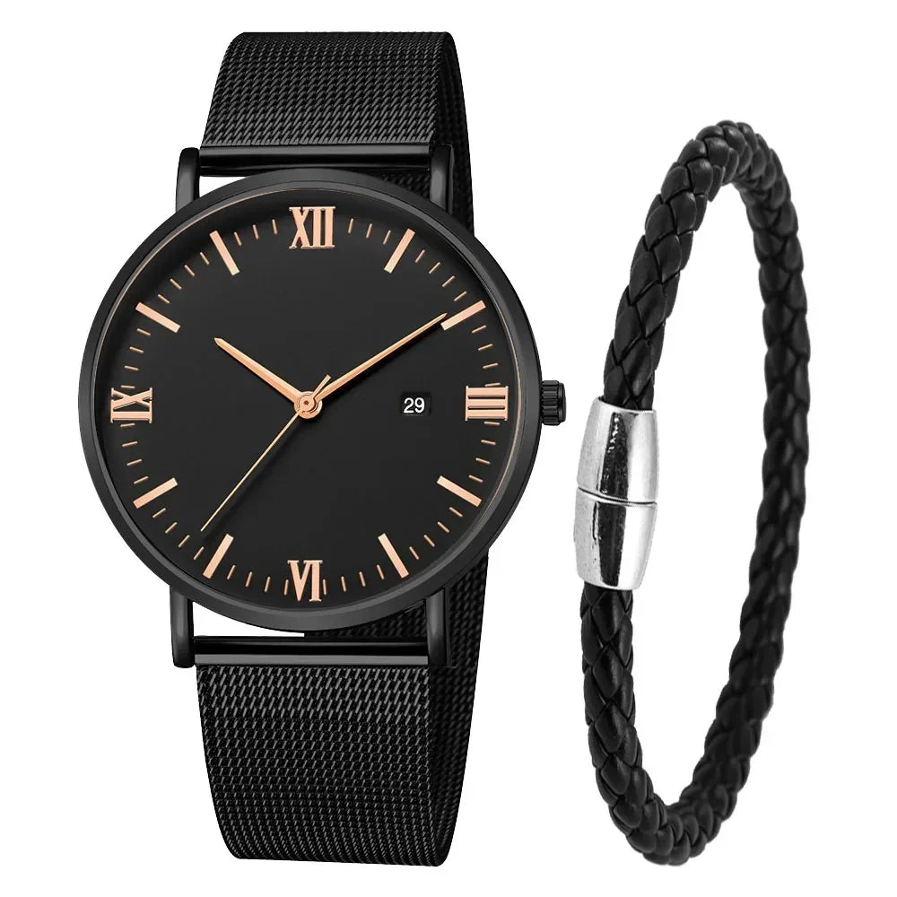 Montre montre minimaliste + bracelet